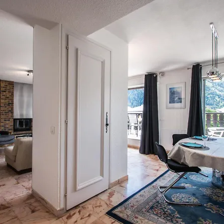 Grand Avec Terrasse Face Au Mont-blanc, Parking Et Wifi - Fr-1-343-173 Apartmán Chamonix
